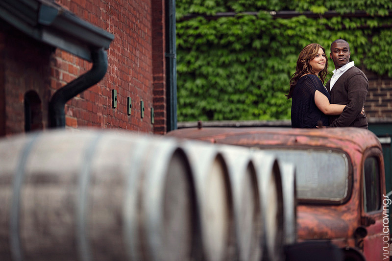 Distillery District Toronto engagement photography (2)