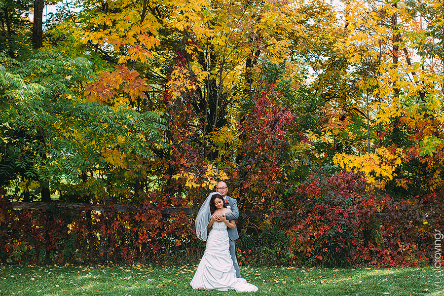 Fall wedding photography Markham