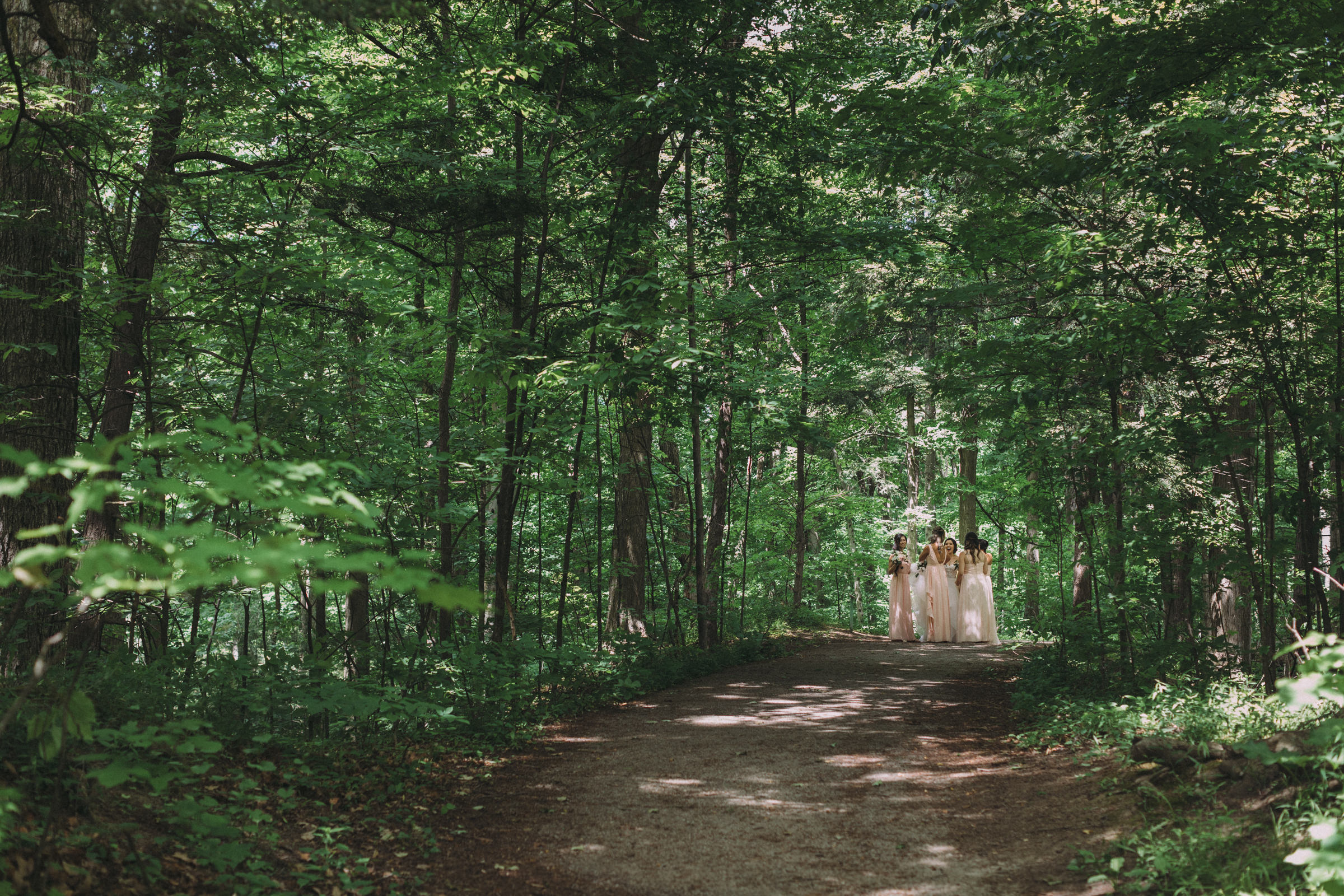 forest wedding ceremony