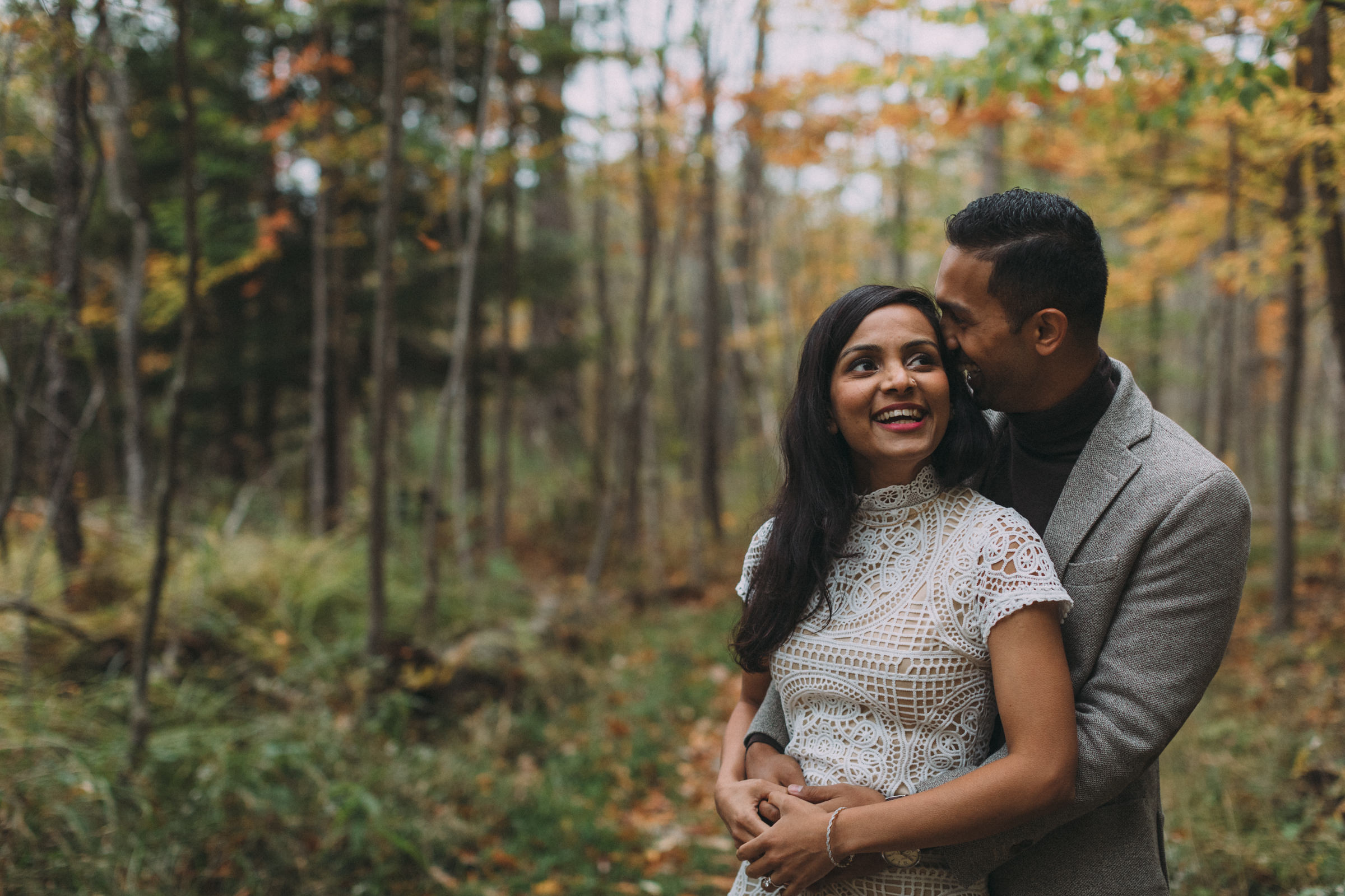 Fall engagement session photography