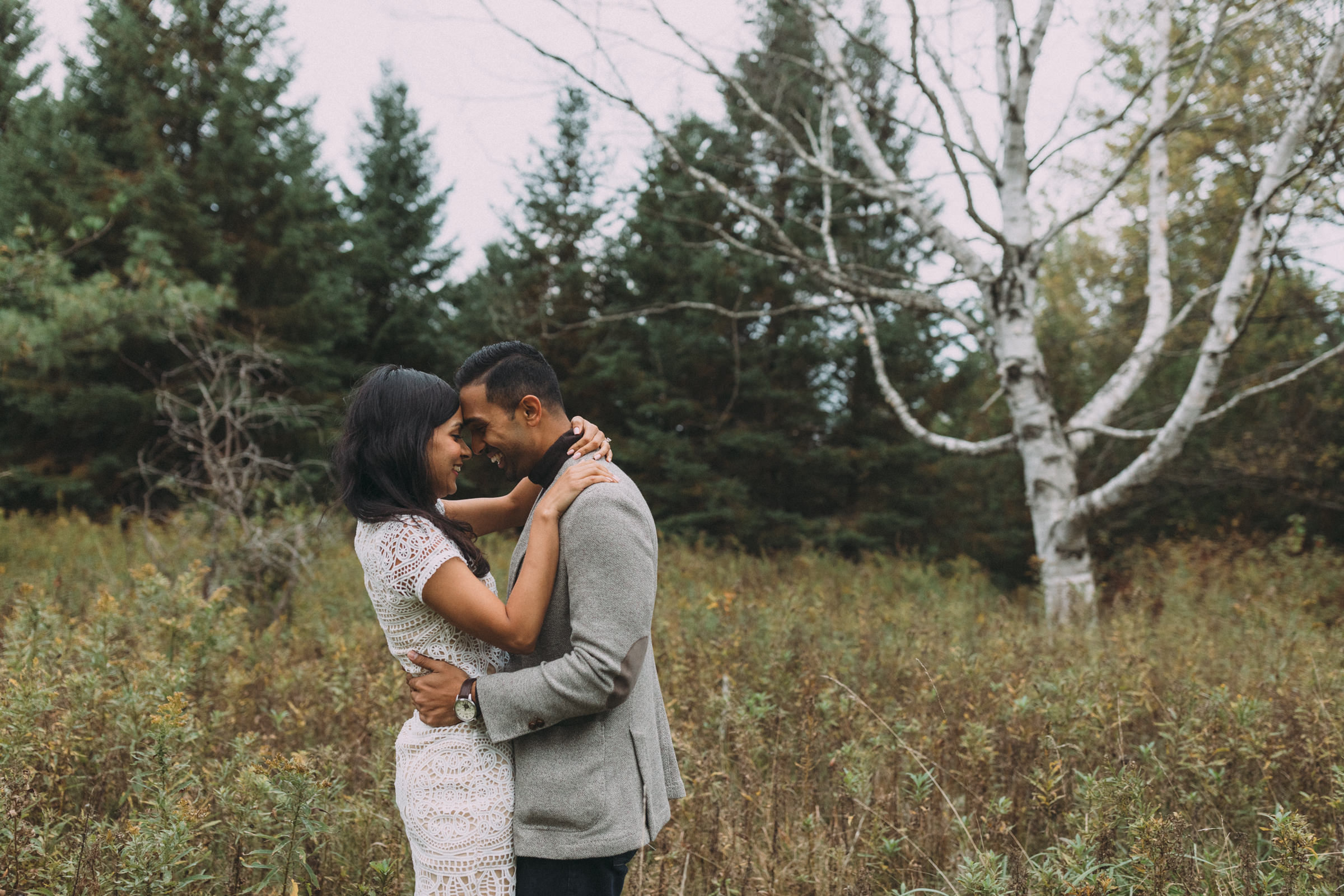 Fall engagement session photography